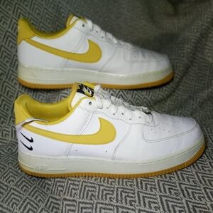 Nike Air Force 1 Low "Double Swoosh" With Custom Laces Sz 11.5 2020 Release